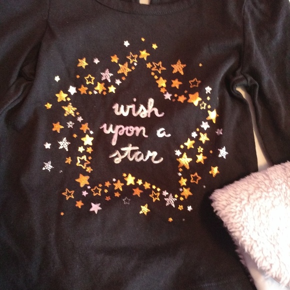 GIRLS - 3pc set 24m NWT TOUGHSKINS top, tulle tutu, plush vest, stars, Halloween - Picture 4 of 7